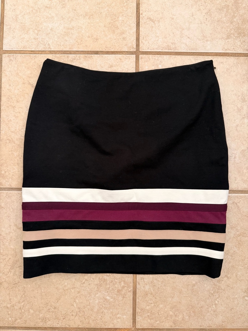 White House Black Market Striped Pencil Skirt